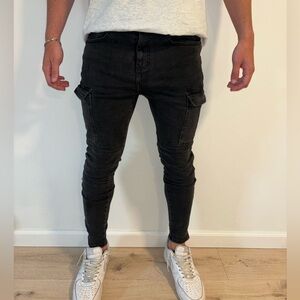 Zara Skinny Cargo Jeans Joggers